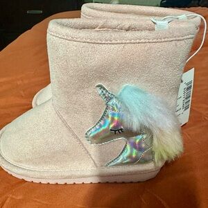 The Children's Place Pink Unicorn Boots